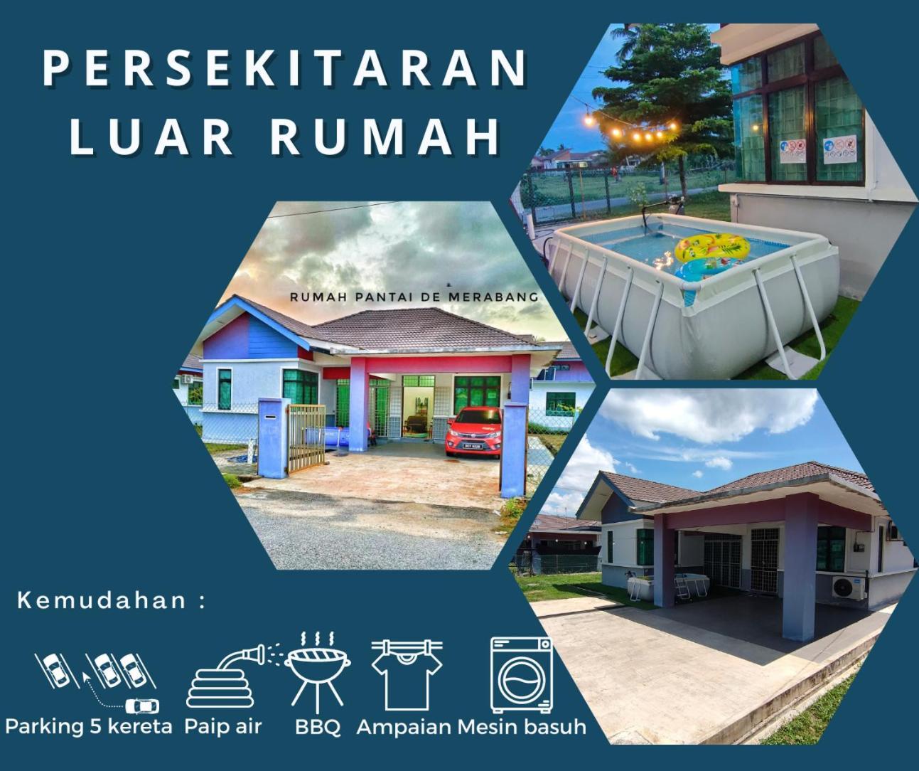 Rumah Pantai De Merabang Bachok Dış mekan fotoğraf